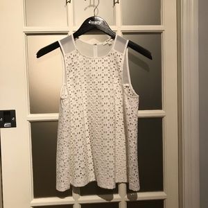 Madewell crochet tank; delicate and flirty